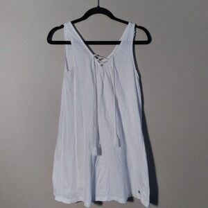 Roxy Tassel Tie Front Lightweight Boho Cover up